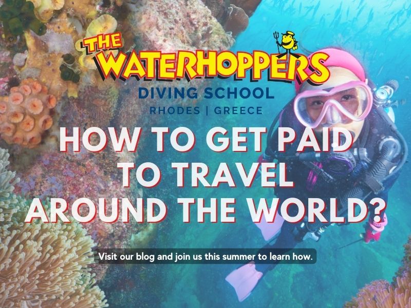 How To Get Paid To Travel Around The World. Become A PADI Divemaster! That is How.